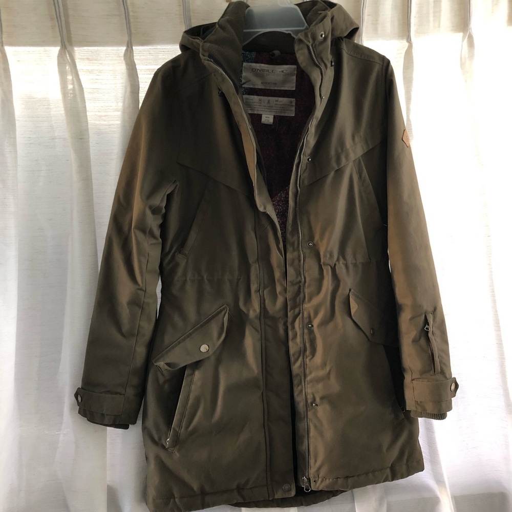 O’Neill adventure long parka khaki colour
